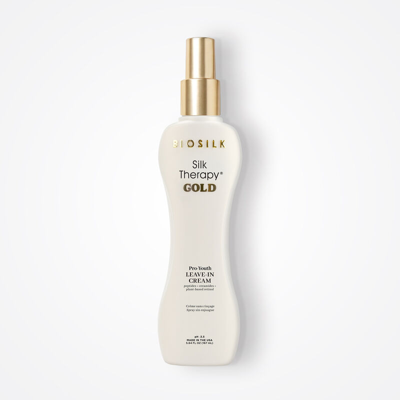 BioSilk Silk Therapy Gold Pro-Youth Leave-In Cream - 5.64 Ounces, , large image number null